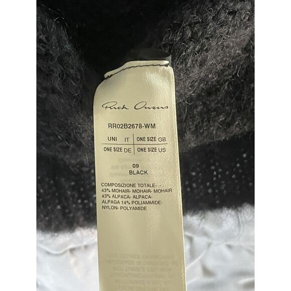 Rick Owens SS22 Turtle Roll Neck Mohair Sweater - Picture 9 of 10